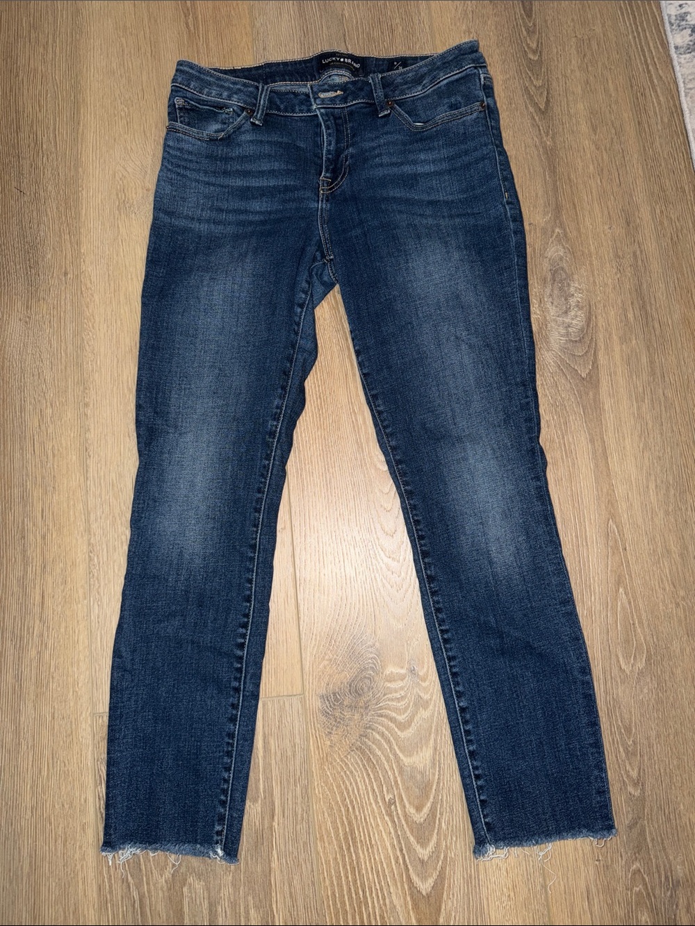 Lucky Brand Dark Indigo Cropped Ankle Jeans